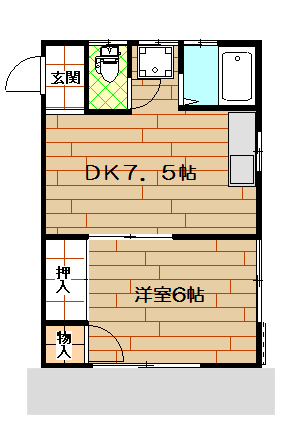 下赤塚駅　徒歩9分　構造：木造